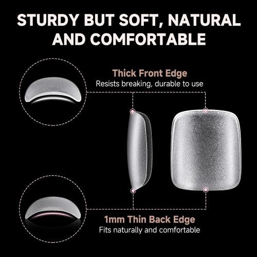 UNA GELLA Toe Nail Tips Full Cover, 216 Pcs Square Round Toe Nail Press Ons Clear Pre-shape Gel Toe Nail Tips Double Matte Acrylic Fake Toenails Extensions DIY Home Nail Salon for Women, 15 Sizes