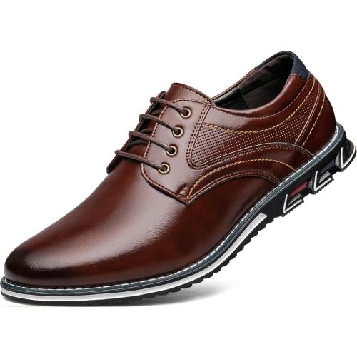 Size/9 Men's Casual Dress Shoes Comfortable Fashion Dress Sneakers Men Office Classic Mens Oxfords Leather Business Casual Shoes Formal