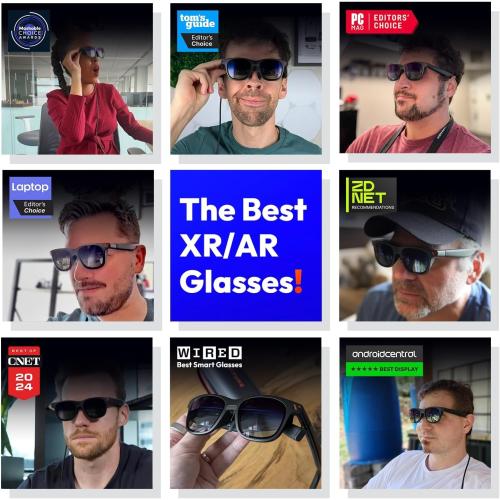 VITURE Pro XR/AR Glasses, 135 120Hz 1000Nits Display, Harman Audio,Electrochromic Film,Myopia Adjustments,for iPhone 17/16/15/Android/Mac/PC/Steam Deck,First-ever Immersive XR Experience for Switch 2
