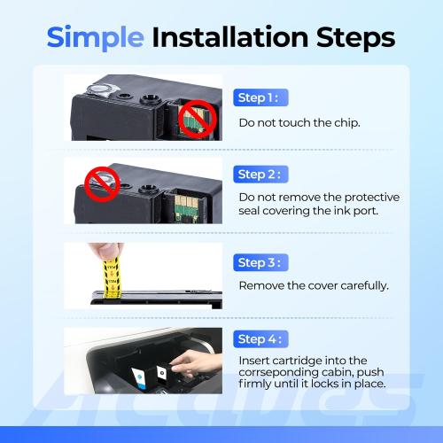 936e High Yield 936 Ink Cartridges for HP Printers HP936 936XL Replacement for HP 936 Ink Cartridges Combo Pack Work for HP Officejet Pro 9125e 9120e 9135e 9730e 9130e 9720e 9122e Printers, 4 Pack