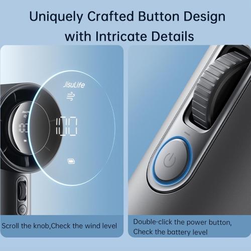 JISULIFE Portable Fan Pro 2026, 40Hrs Max Cooling Personal Handheld Fan