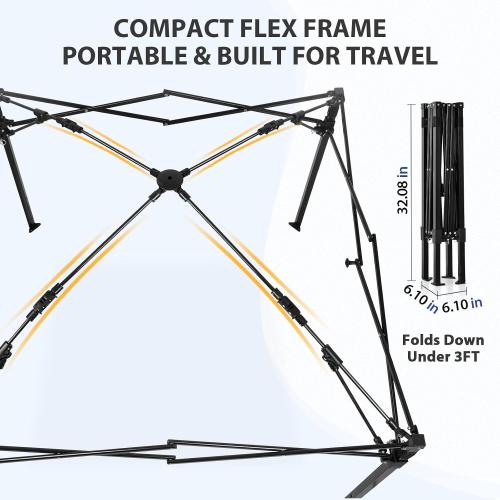 EAGLE PEAK 4x4 Pop Up Changing Tent, Outdoor Changing Room, Red/White | Pop Up Privacy Tent, Pool Cabana, Outdoor Shower Enclosure, Dressing Room, 250D Fabric, Instant Setup Compact Flex Frame