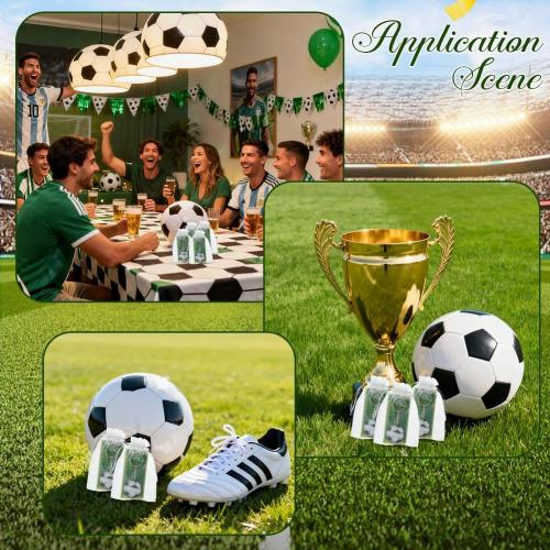 SUNNYCLUE 30 Sets Soccer Keychain Bulk Sports Keychain Party Favors with 30Pcs Thank You Cards 30Pcs Gift Bags Sports Key Chain Acrylic Soccer Ball Key Chains for Wedding Birthday Party Souvenirs