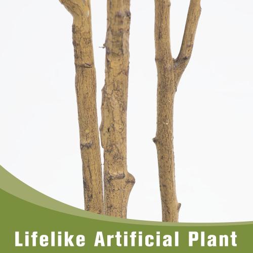 Artificial Fake Olive Tree 6FT Tall 1Pack with White Planter Faux Silk Olive Tree for Home Living Room Office Decor Faux Artificial Plants Indoor with Fruit & Free Moss