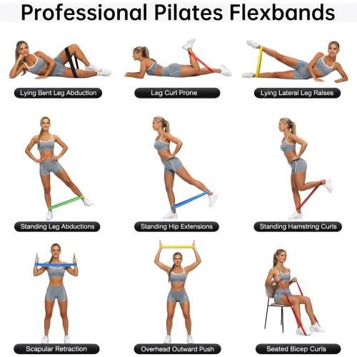 Fittest Pro by Limm Resistance Bands for Legs and Butt, Fabric Exercise Loop Bands Yoga, Pilates, Rehab, Fitness and Home Workout, Strength Bands for Booty