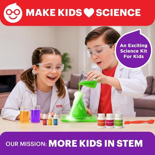 Doctor Jupiter My First Science Kit for Kids Ages 4-5-6-7-8 | Birthday Gift Ideas for 4  Year Old Boys & Girls | Toy Stem Kit with 100  Experiments | Learning & Educational Projects