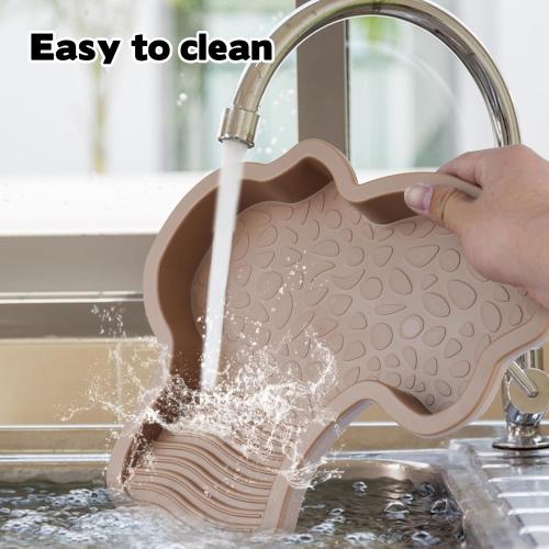 Large Reptile Bathing Pool, Tortoise Food Water Bowls with Ramp, Reptile Feeding Dish Water Bowl Bathing Pool Aquarium Ornament for Gecko, Snake, Turtle, Bearded Dragon, Lizard Bath