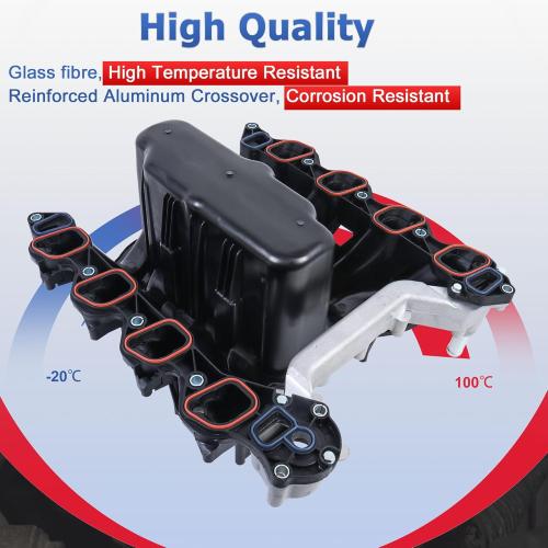 615-188 Upper Intake Manifold Compatible with 2000-2003 Ford F150 F250 F350 E150 E250 E350 E450 5.4L V8