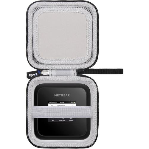 Case for NETGEAR Nighthawk M7 Pro/M6 Pro/M6/M1/M5/M2/M3 Mobile Hotspot - Fits for MR6500/MR6550/MR6150/MR6110/MR1100/MR7400/MR5200 Wireless Router (Case Only) (Black)