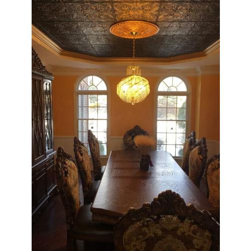 Color White Set of 8 A La Maison Ceilings R139 Spanish Silver Foam Glue-up Ceiling Tile (21.6 sq. ft./Case), Pack of 8, Plain White