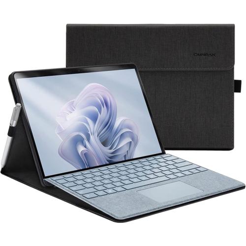 Omnpak Microsoft Surface Pro 11/10/9 Case, Lightweight Protective, Multiple Angle, Stylus Holder, Designed for Surface 11th Edition AI 2024/Pro 9 5G 13 2022, Compatible with Type Cover Keyboard