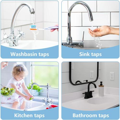 25 Pcs Kitchen Faucet Aerator, Replacement Inserts for Sink Tap Flow Restrictor, Efficient 15 Cache Aerators with 10 Key Removal Wrench Tool for Bathroom Kitchen (M16.5 18.5 21.5 22.5 24 mm)