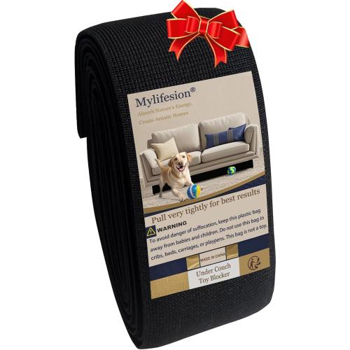 MYLIFESION Under Couch Blocker for Kids and Pet Toys, 123 L x 3 H, Toy Blockers for Bed, Stop Things Going Under Sofa or Furniture, Fits Standard couches and Sofas with Straight Legs