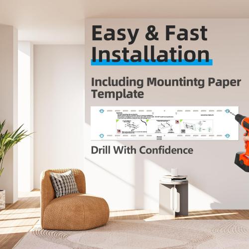 Black Heavy Duty TV Wall Mount for 55-100 inch Large TVs up to 200 LBS & 800x600 mm Vesa, Ultra Slim Fixed TV Mount, Low-Profile TVS Bracket, 16 24 32 Wood Stud, Fit Most 65  75  85 86 90 98 100 TVs