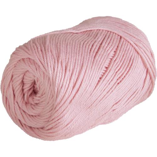Knit Picks Dishie Pink Worsted Weight 100% Cotton Yarn for Crocheting