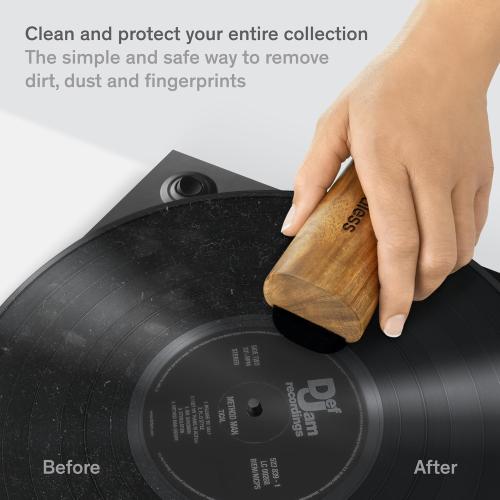 Vinyl Record Cleaning Kit - 8-in-1 Vinyl Cleaner Kit Includes Carbon Fiber & Velvet Record Brushes, Stylus Brush, Cleaning Solution, Microfiber Cloths & Metal Case