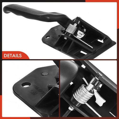 A-Premium - Front or Rear Left Driver Side Interior Door Handle - Compatible with 1999 2000 2001 2002 2003 2004 2005 2006 Chevy Silverado 1500 2500 3500 Tahoe Suburban Avalanche & GMC Sierra Yukon