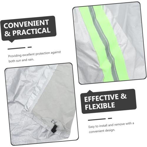 GLEAVI Car Cover for Sun and Rain Full Coverage Indoor Outdoor Weatherproof Easy Access Uv Protection Peva