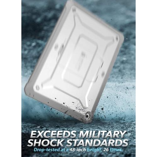 Size Ipad9 Color Clear SUPCASE for iPad 9th Generation Case with Screen Protector (Unicorn Beetle Pro), [Built-in Stand] Heavy Duty Rugged Protective Case for iPad 10.2 9th / 8th / 7th Generation (2021/2020/2019), White