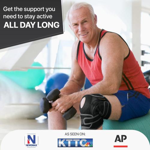 Size M DR. BRACE ELITE Knee Brace with Side Stabilizers & Patella Gel Pads for Maximum Knee Pain Support and fast recovery for men and women-Please Check How To Size Video (Mercury, Medium)