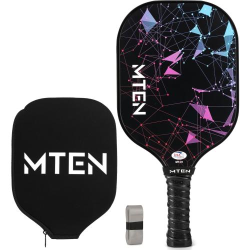 Pickleball Paddles, USAPA Approved Fiberglass Surface Pickleball Set with Pickleball Rackets, Pickleball Paddles Set ​for Men Women
