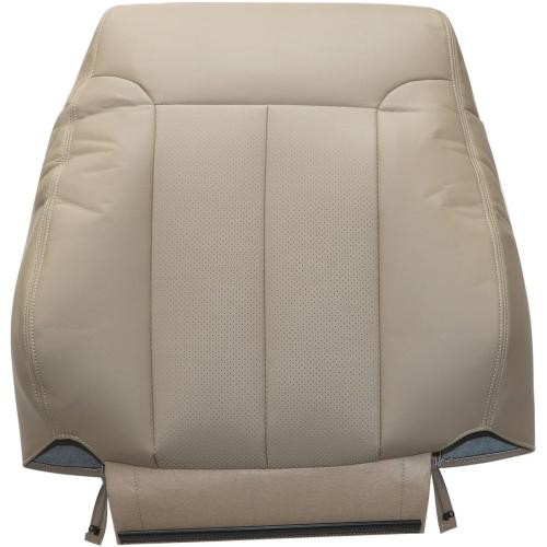 Front Driver & Passenger Bottom & Top Lean Back Replacement Perforated Microfiber Leather Seat Cover