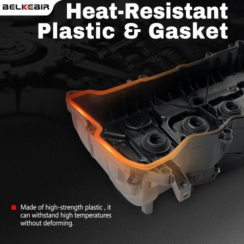 Engine Valve Cover with Gasket Compatible with 2013-2017 Honda Accord 2015-2019 Honda CR-V 2.4L Replace 12310-RDF-A01, 12310RDFA01