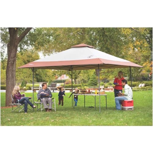 Coleman 13x13ft Instant Canopy Sun Shelter, Portable Shade Tent Sets Up in 3 Minutes, Vented Roof for Airflow & UPF 50  Sun Protection, Great for Beach, Park, Tailgating, Camping, Backyard & More