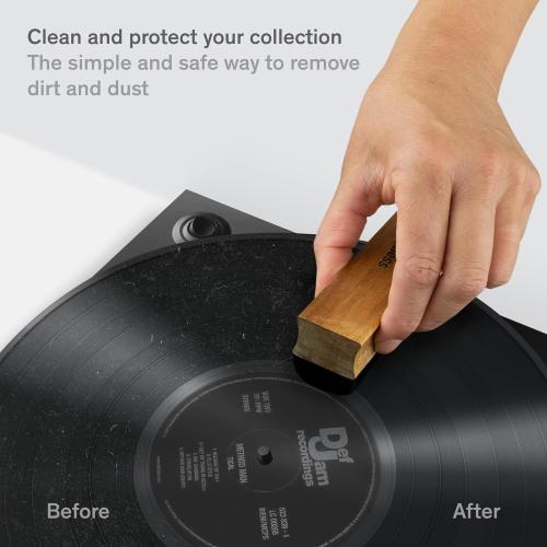 Boundless Audio Record Cleaner Brush - Velvet Vinyl Brush - Record Player Accessories for Vinyl Cleaning