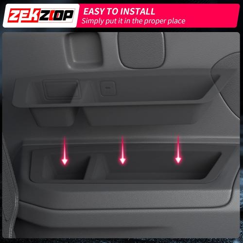 2PCS Cargo Side Storage Tray Compatible with 2025 2026 Toyota 4Runner 5 Seats Rear Trunk Side Storage Box Slot Pockets Silicone Cup Holder Organizer for 4 Runner Accessories (2PCS Cargo Tray)