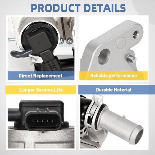 25710-31022 Secondary Air Injection Check Valve, Fit for Toyota Tacoma | 4.0L V6 1GR-FE 2012 2013 2014 2015 - Replace 2571031021 17613-0P010 2571031020