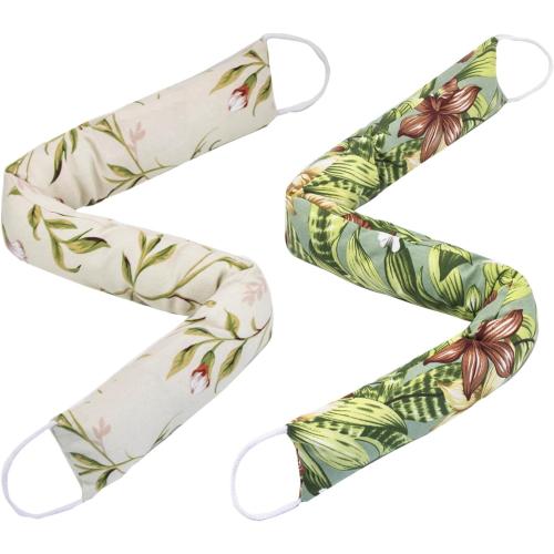 2 Pack 36 Inch 2.8 Inch Wide Slim Under Door Blocker Door Draft Stopper, Bottom Blocker Weighted Gap Filler Saving Energy Sound Air Noise Light Stopper Canvas Cotton Cartoon Print 2.2Lb