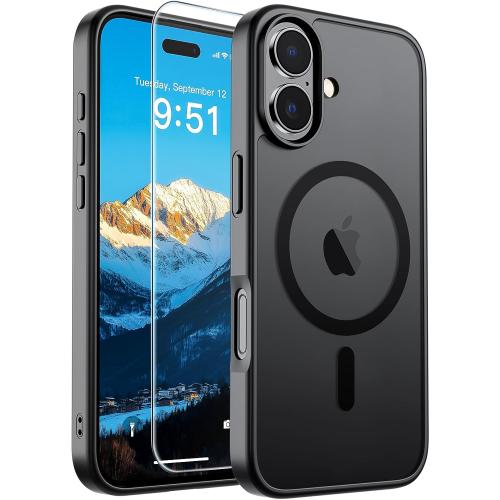 SUPFINE Magnetic for iPhone 17 Case Black