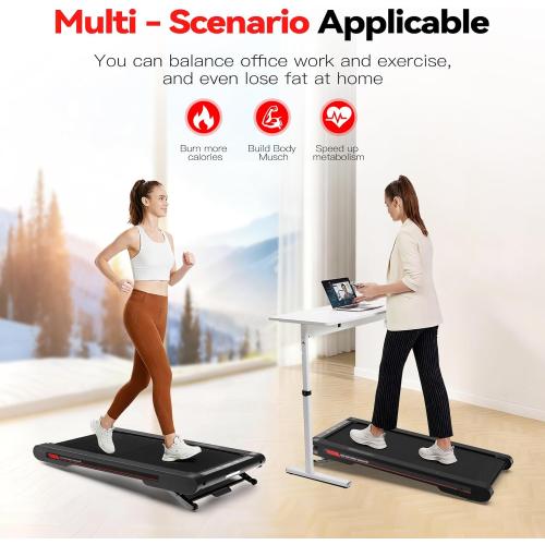 Sperax Walking Treadmill Pad with APP, 3 in 1 Under Desk Treadmill, 400W Low Noise Walking Vibration Pad with Remote Control,Portable Treadmills for Home Office