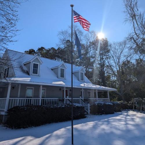 Flag Pole for Outside House, 19 FT Heavy Duty 45K PSI & 95 HBW Hard Aerospace Aluminum Flagpole Kit, Unbending Outdoor In-Ground Flag Poles with 3x5 American Flag for Yard, Residential or Commercial