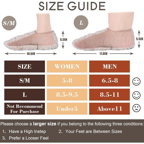 SuzziPad Microwavable Hand Warmers and Heated Slippers, Heated Hand Mitts and Feet Warmers for Fatigue and Discomfort, Cold Feet Reliever for Bed, Ideal Choice for Women & Men in Cold Day, L