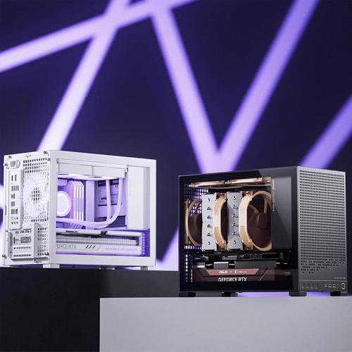 JONSBO D32 PRO Micro-ATX PC Case,High Compatibility Mini Desktop Case,A/B Mode for MB, Support MATX Back-Connect/BTF MB,365mm GPU/240AIO/163mm Air Cooler,ATX/SFX PSU, USB3.2 PC Gaming case,Black