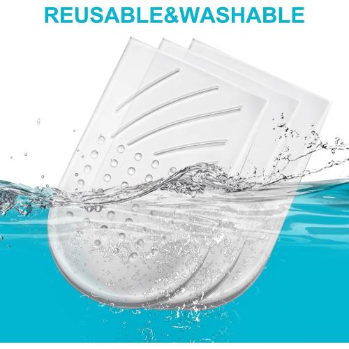 2 Pairs Wonderwin 3 Layers Adjustable Heel Wedge Inserts for Supination & Pronation Correction - Silicone Medial & Lateral Heel Insoles for Bow Legs, Knee Pain, Foot Alignment(Small)
