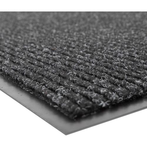Notrax 109 Brush Step Carpeted Indoor/Outdoor Entrance Mat for Home or Office, 3' X 10', Absorbent Slip Resistant Heavy Duty Entry Mat, Charcoal, 109S0310CH