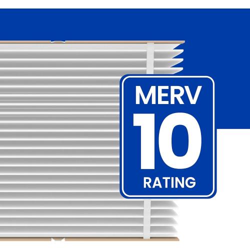 AprilAire 401 Replacement Furnace Filter for AprilAire 2400, Space-Gard 2400 Whole-House Air Purifiers - MERV 10, 16x25x6 Air Filter (Pack of 2)