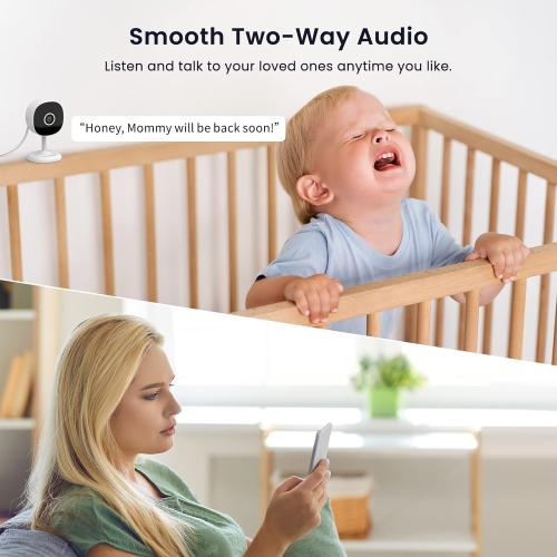 WiFi Camera 2K, Galayou Indoor Home Security Cameras for Baby/Elder/Dog/Pet Camera with Phone app,24/7 SD Card Storage,Works with Alexa & Google Home G7 ( no test )