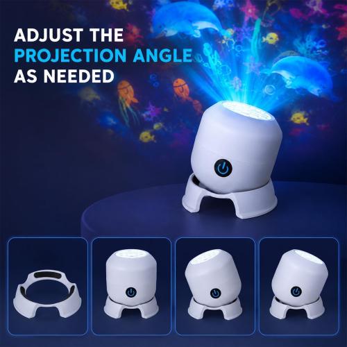 Dynamic Rotating LED Projector Light