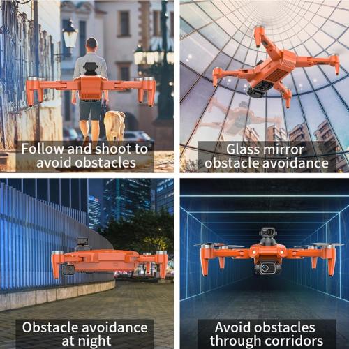 Lozenge L900 PRO SE MAX Brushless Drone with Camera for Adults 4K GPS Drone 360 °Laser Obstacle Avoidance RC Quadcopter Helicopter Dual Cameras with Storage Bag (Black, 1080P Camera&2 Battery)