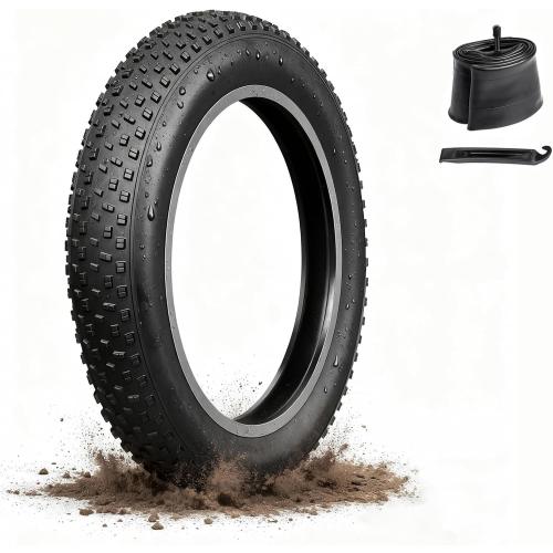 Fat Tire Electric Bike Tires 26x4.0 1-Pack All Terrain Puncture Proof Ebike Tires with Deep Tread, Wear-Resistant for Snow/Sand/Beach/Off-Road - Compatible with 26 Inch Fat Tire Bikes