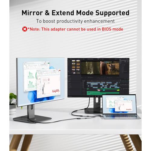 Reborn USB to HDMI Adapter, 1080P@60Hz for Macos Windows 7/8/10/11