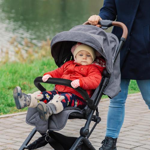 Kisangel Replacement Stroller Bumper Bar Universal Adjustable Detachable Baby Stroller Handle Armrest Crossbar Compatible with Most Baby Strollers Pu Leather Soft Durable