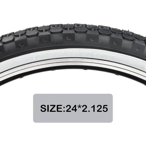 MOHEGIA Bike Tire,24/26x 2.125 Folding Beach Cruiser Bicycle Replacement Tires