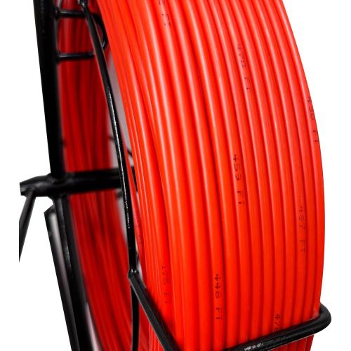 6MM 500FT Fish Tape Fiberglass Reel Stand Duct Rodder Cable Puller Rod Continuous Cable Running Rod