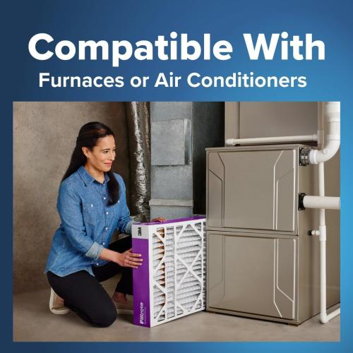 Filtrete 16x25x5 AC Furnace Air Filter, MPR 1550, MERV 12, Fits Honeywell & Trion AirBear, CERTIFIED Asthma & Allergy Friendly, Electrostatic Air Filter, 2-Pack (actual size 15.75 x 24.13 x 4.88)