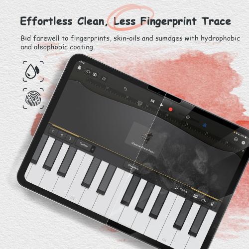 2 pack bersem New Paperfeel Screen Protector Compatible with iPad Pro 11 Inch 2024 (M4), Matte PET Film for Paper Art Writing, Friendly, Anti-Glare, Case Friendly, Easy Installation,